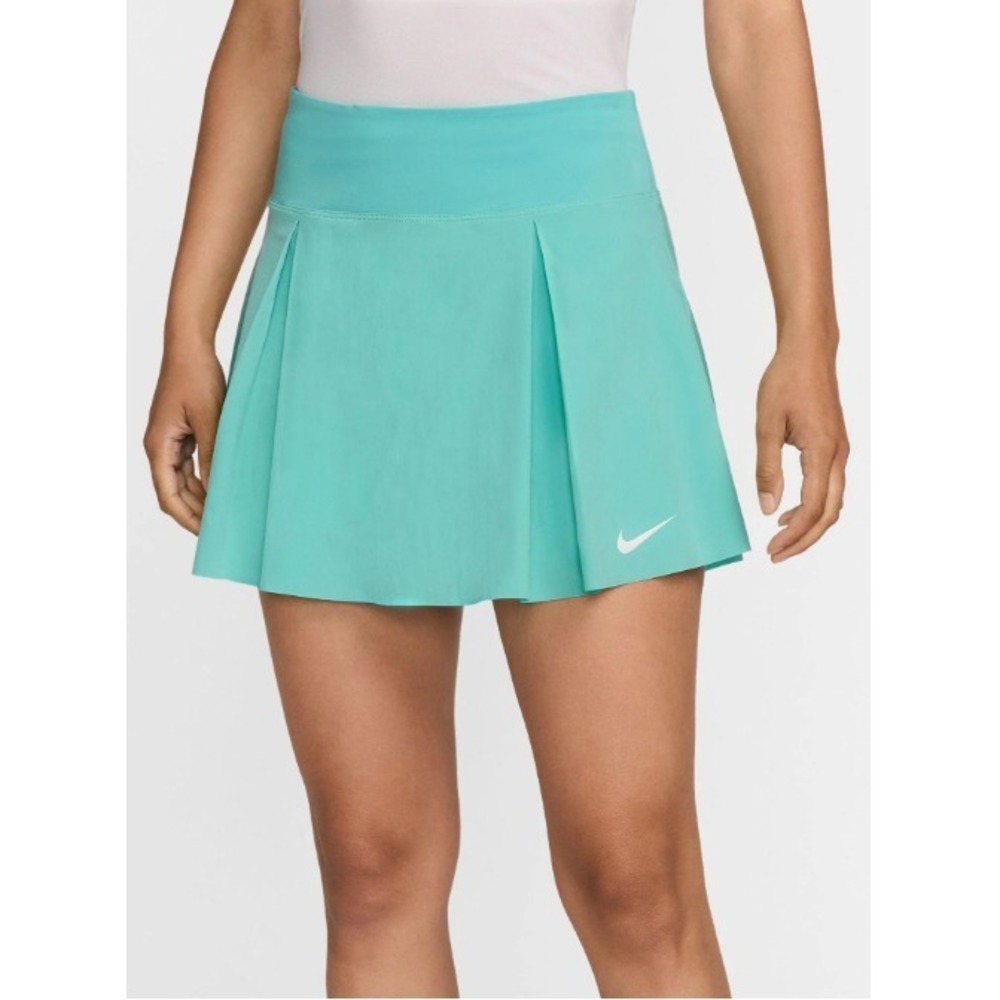 Nike® (Women's XL) 15" Dri-FIT™ Advantage Golf Skort in Aqua Blue
